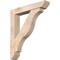 Ekena Millwork Funston Slat Smooth Bracket w/ Offset Brace, Douglas Fir, 7 1/2"W x 42"D x 48"H BKT0806X42X48FST06SDF - alternate 1